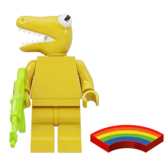 Orange Rainbow Friend Custom Rainbow Friends Roblox Minifigure LBS monstertoys