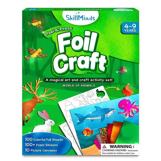 🔥LAST DAY 55% OFF - Foil Art & Craft Activity 🤲💓No Mess Art Kit