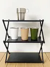 3 Tier Camping Storage Rack Heavy Duty Camping Shelf Rack for Outdoor Activities