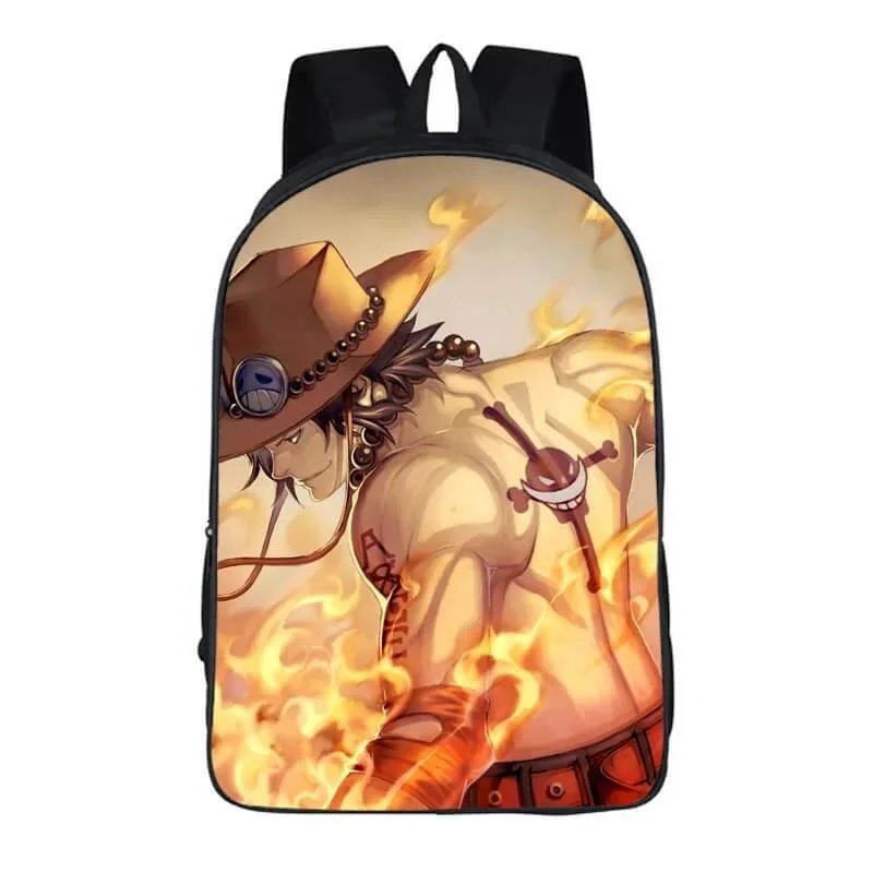 Buzzdaisy One Piece Monkey D. Luffy #15 Cosplay Backpack School Notebook Bag