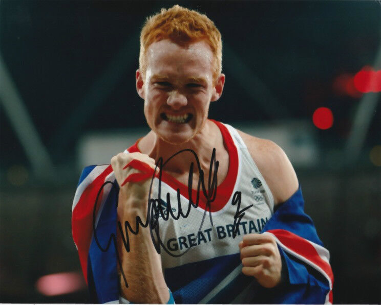 Greg Rutherford Great Britain Long Jump Autographed Signed 8x10 Photo Poster painting COA