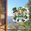 Diamond Painting Acrylic Clover Angel Hanging Pendant