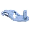 2 Packs Chain Link Fence Gate Hinge 1-5/8in Chain Link Rust Resistant Easy To Install Galvanized Steel Gate Hinge for Farm Garden Backyard
