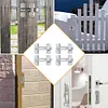 16Pcs Gate Latches Anti-Theft Door Buckle Door Bolt for Barn Door Window Cabinet