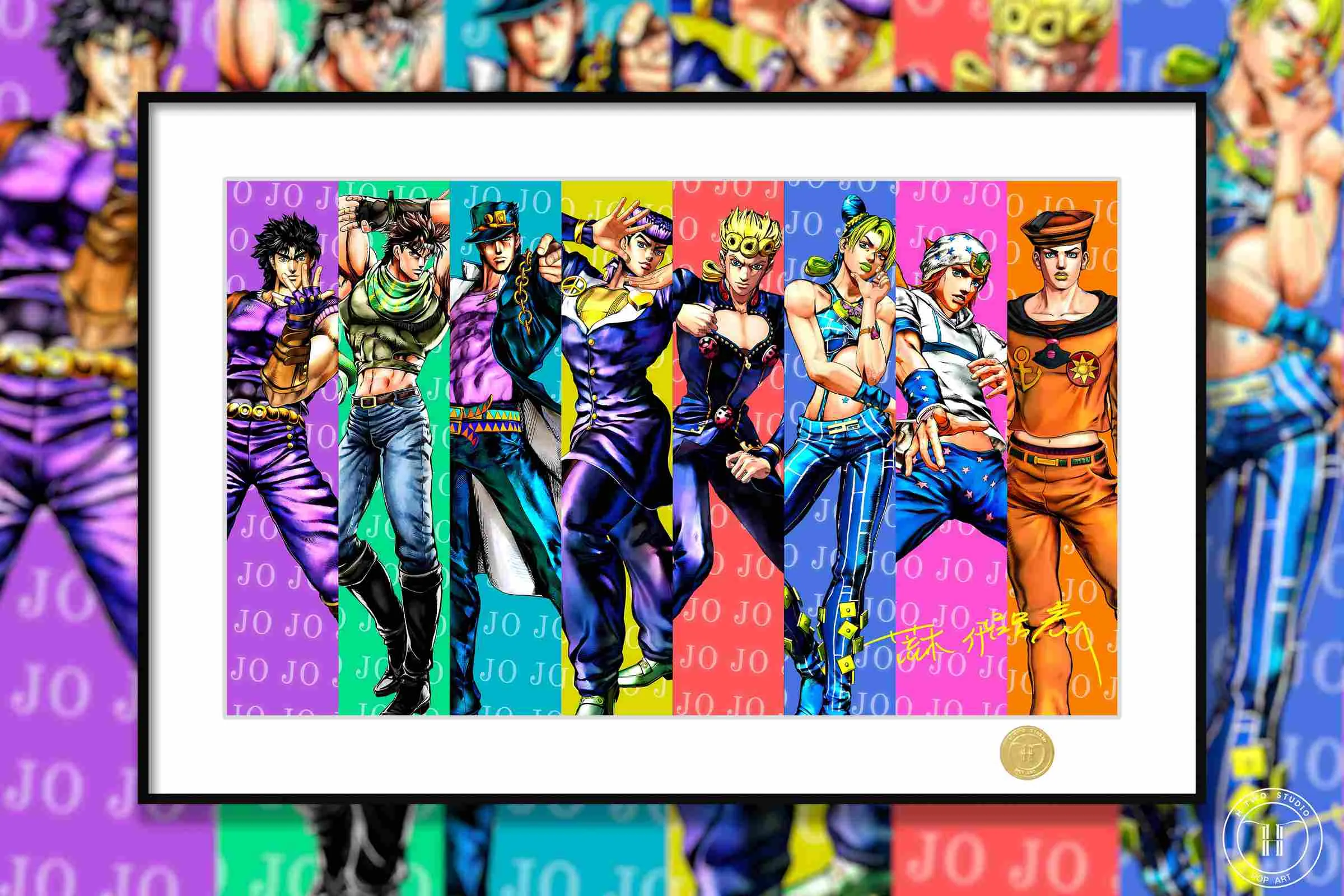 Protagonist of JoJo's Bizarre Adventure Decorative Painting - JoJo's ...