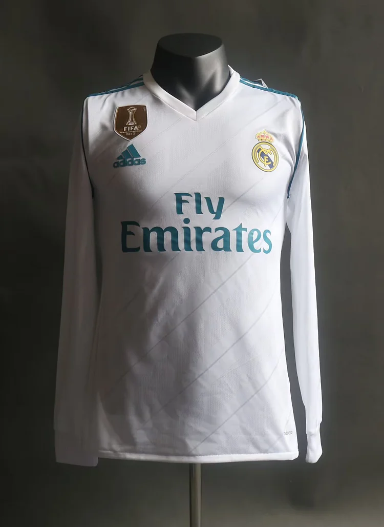 2017/18 Real Madrid Home Retro Player Edition Long Sleeve 1:1 Thai Quality