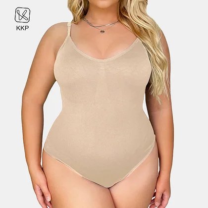 Seamless Short Sleeve Bodysuit for Women Tummy Control Shapewear