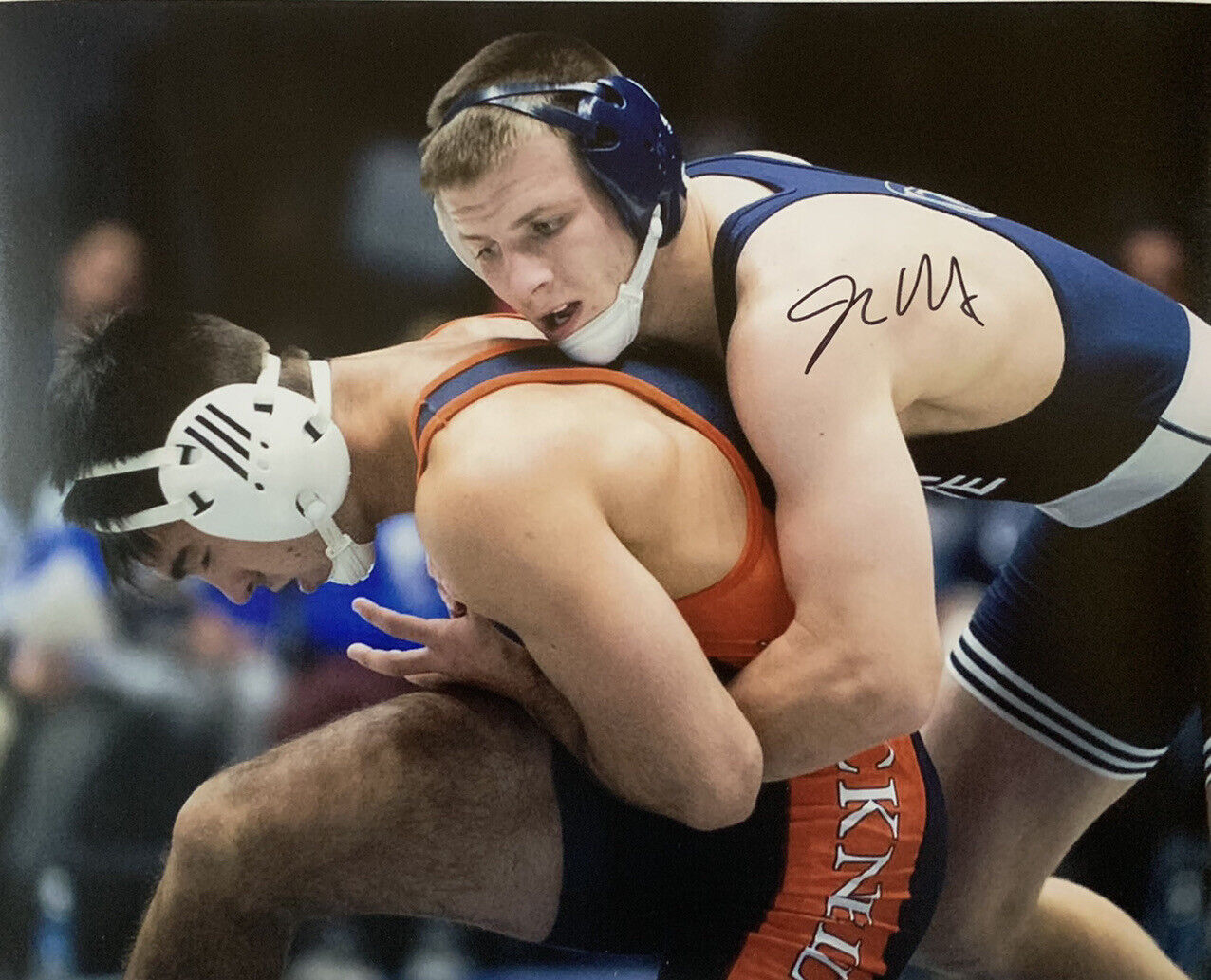 JASON NOLF HAND SIGNED 8x10 Photo Poster painting PENN STATE WRESTLING AUTOGRAPH RARE COA