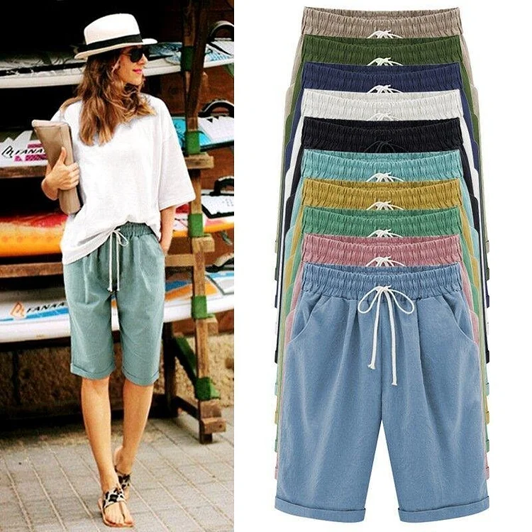 🔥 Last Day Promotion 49% OFF 🔥Elastic Waist Casual Comfy Summer Shorts