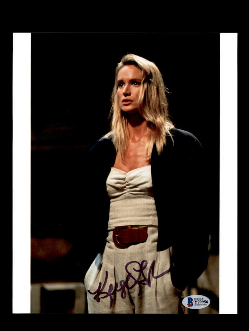 Kelly Lynch BAS Beckett Cert Signed 8x10 Roadhouse Photo Poster painting Autograph