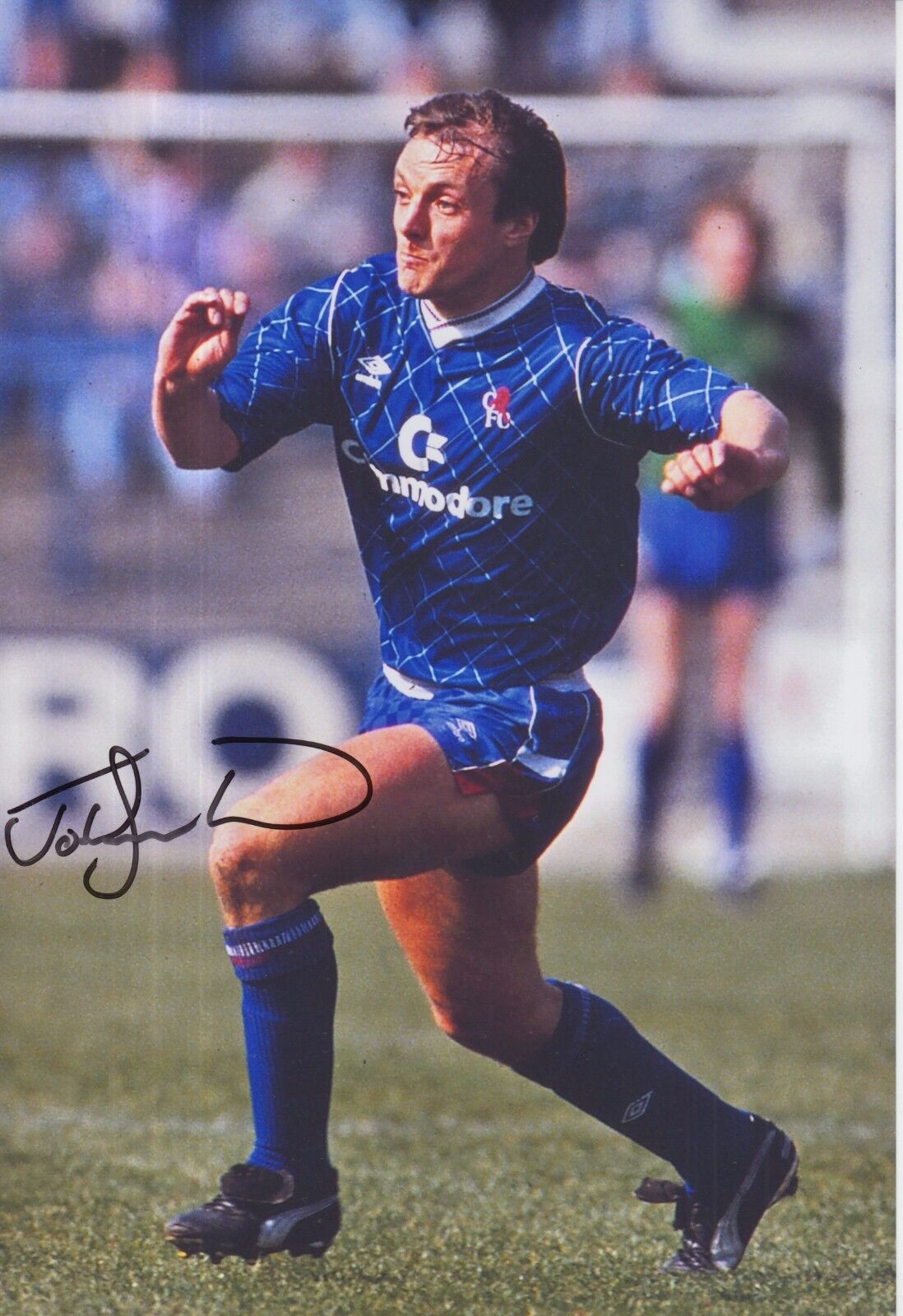 John Bumstead Hand Signed Chelsea 12x8 Photo Poster painting 1.