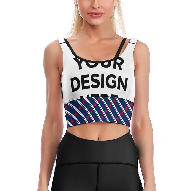 Multiple Images Personalized Design Women's Crop Top Full Print