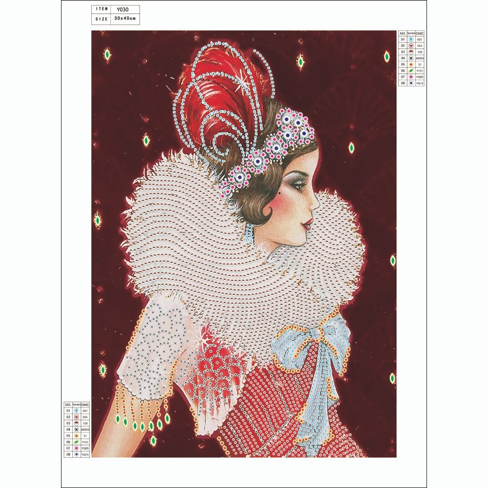 Diamond Painting - Crystal Rhinestone - Fashion Lady