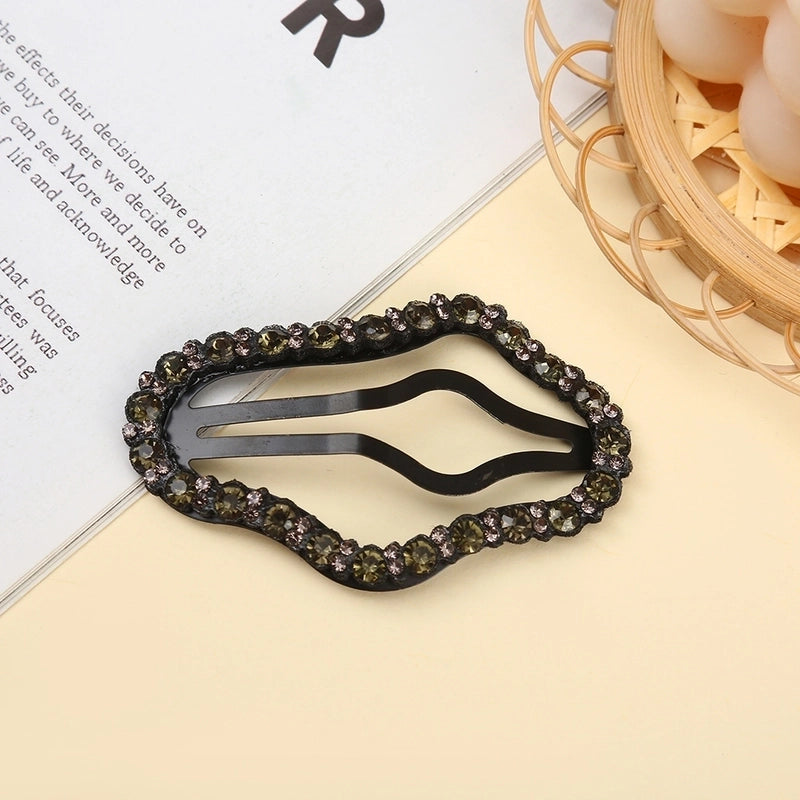 Women’s Minimalist Clouds Alloy Inlay Rhinestones Hair Clip