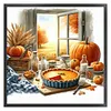Autumn Window Scenery-11CT Stamped Cross Stitch 45*45cm/17.72*17.72in tapestrymarket