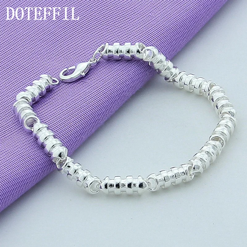 DOTEFFIL 925 Sterling Silver Bracelet For Woman Jewelry