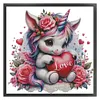 Rainbow Unicorn-14CT Stamped Cross Stitch Egyptian Cotton 65*65cm/25.59*25.59in(Big Size) tapestrymarket
