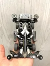 Tamiya 4WD Modified Jedi Chariot Pure Hand-painted Black Silver Gray Mirror Customization FMA Chassis Racing
