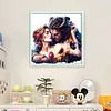 Disney-Beauty And The Beast-18CT Stamped Cross Stitch 40*40cm/15.75*15.75in
