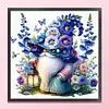 Flower Gnome-11CT Stamped Cross Stitch 45*45cm/17.72*17.72in tapestrymarket