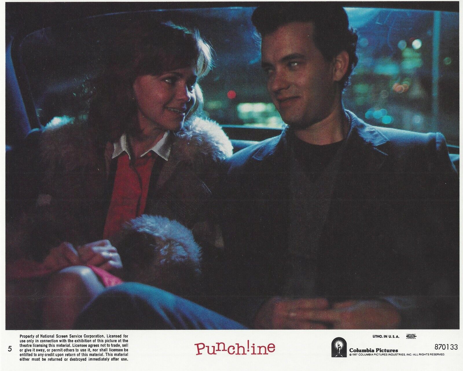 Punch!ine Original 8x10 Lobby Card Poster Photo Poster painting 1988 #5 Field Goodman Hanks