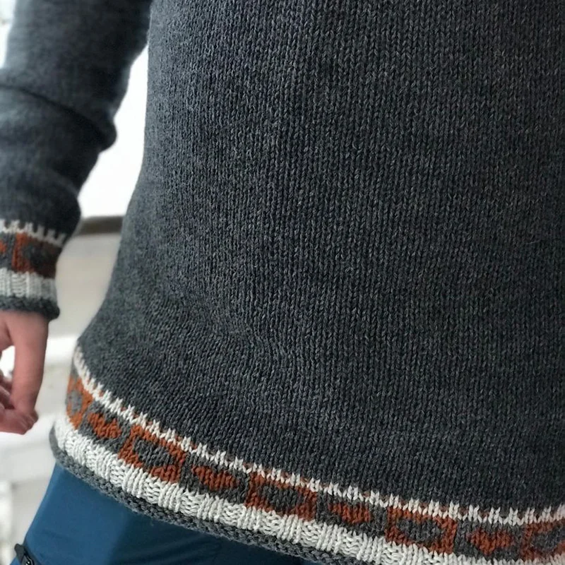 Vintage Puppy Graphics Knitted Iceland Sweater