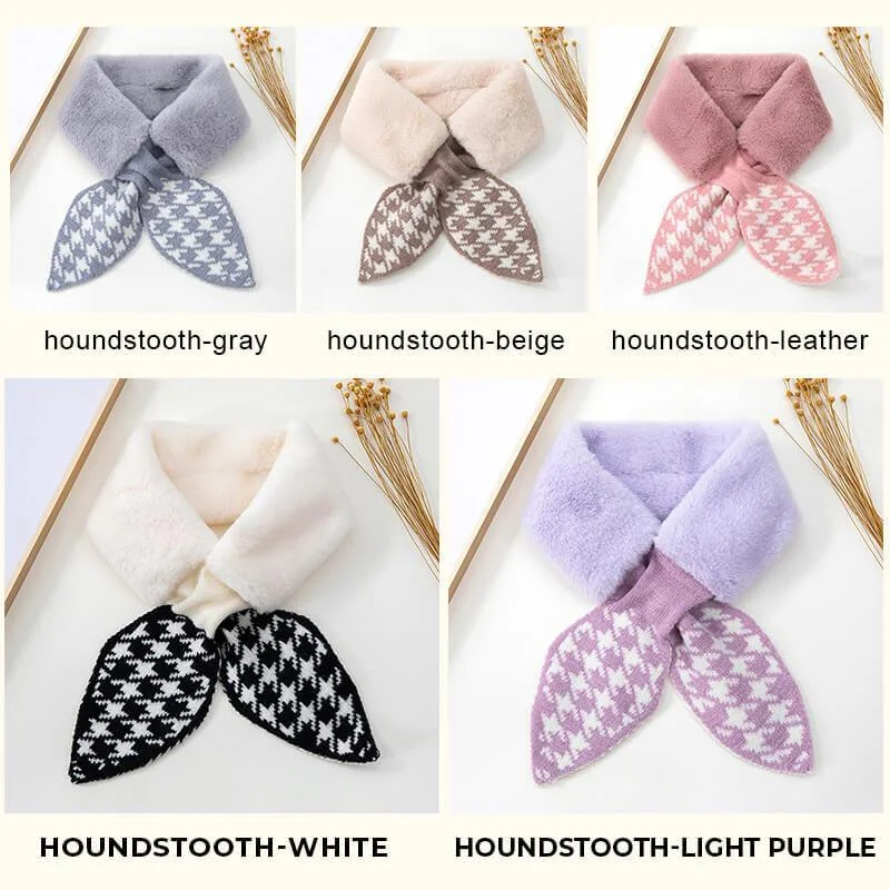 Schöner dicker Plüschschal