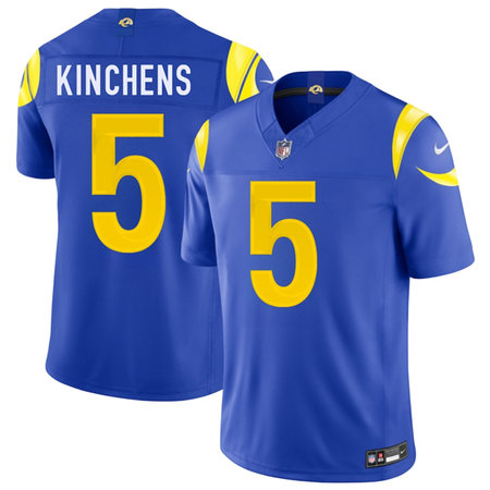 Men's Los Angeles Rams #5 Kamren Kinchens Royal 2026 Vapor F.U.S.E. Limited Jersey