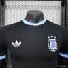Argentina  2025/2026 Black Sky Blue Trim  Player Version