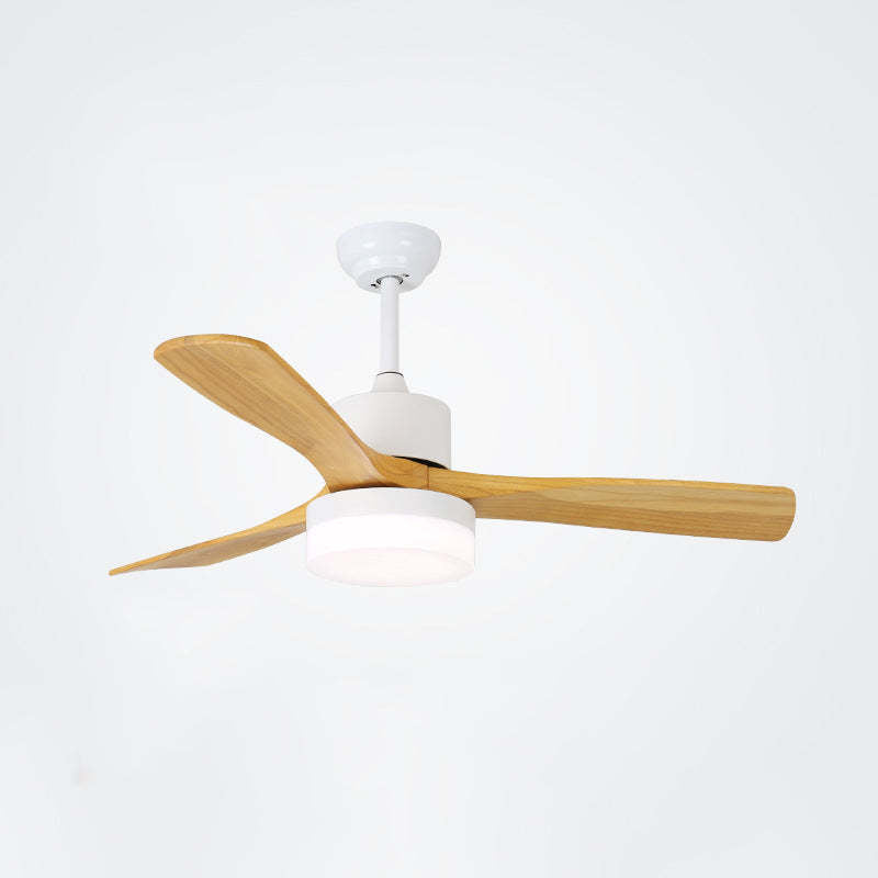 Ozawa 3-Blade Ceiling Fan with Light, Wooden, 2 Color, 43''