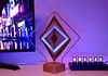 Magic Light And Shadow Mechanical Square Wave Ornaments Decorative Table