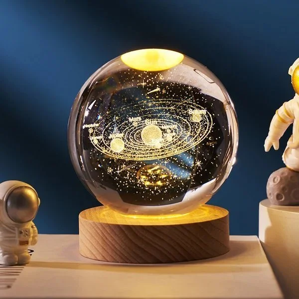 (🔥Hot Sale NOW- SAVE 48% OFF)3D Planet Crystal Ball