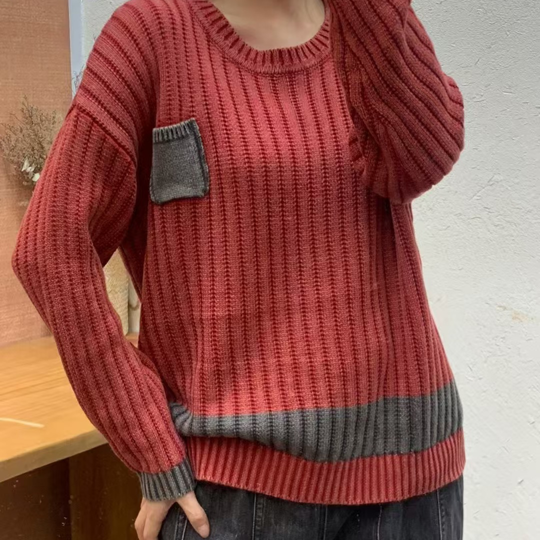 Chicfifth Sweater Women Winter Long Sleeve High Quality Autumn Vintage Top Knitted Cardigan