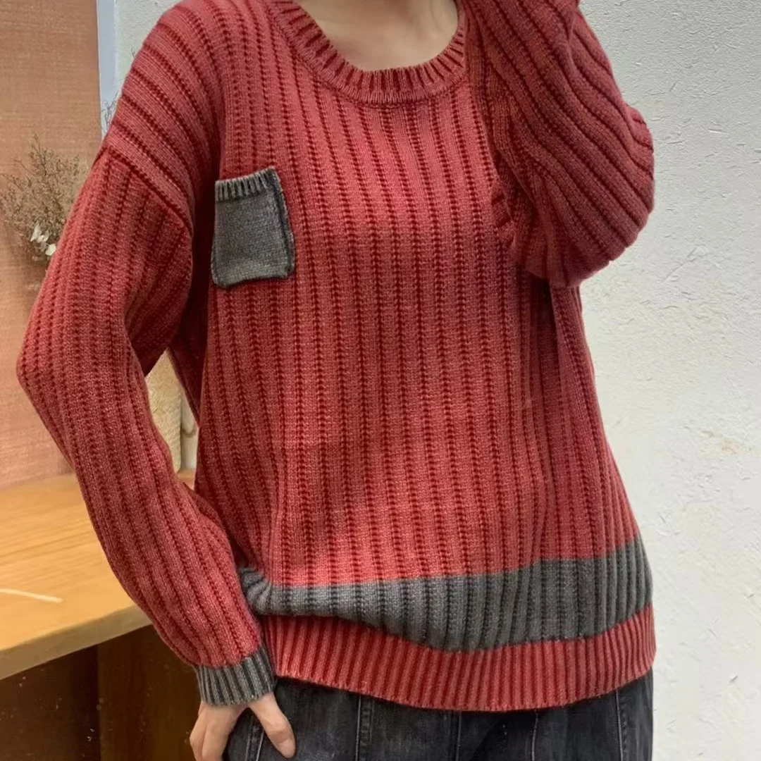 Chicfifth Sweater Women Winter Long Sleeve High Quality Autumn Vintage Top Knitted Cardigan