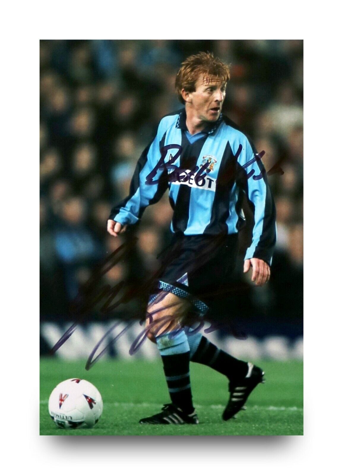 Gordon Strachan Signed 6x4 Photo Poster painting Coventry City Manchester United Autograph + COA