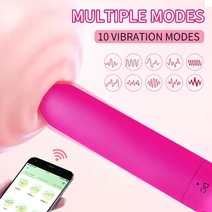 App Remote Control Mini Bullet Vibrator For Women