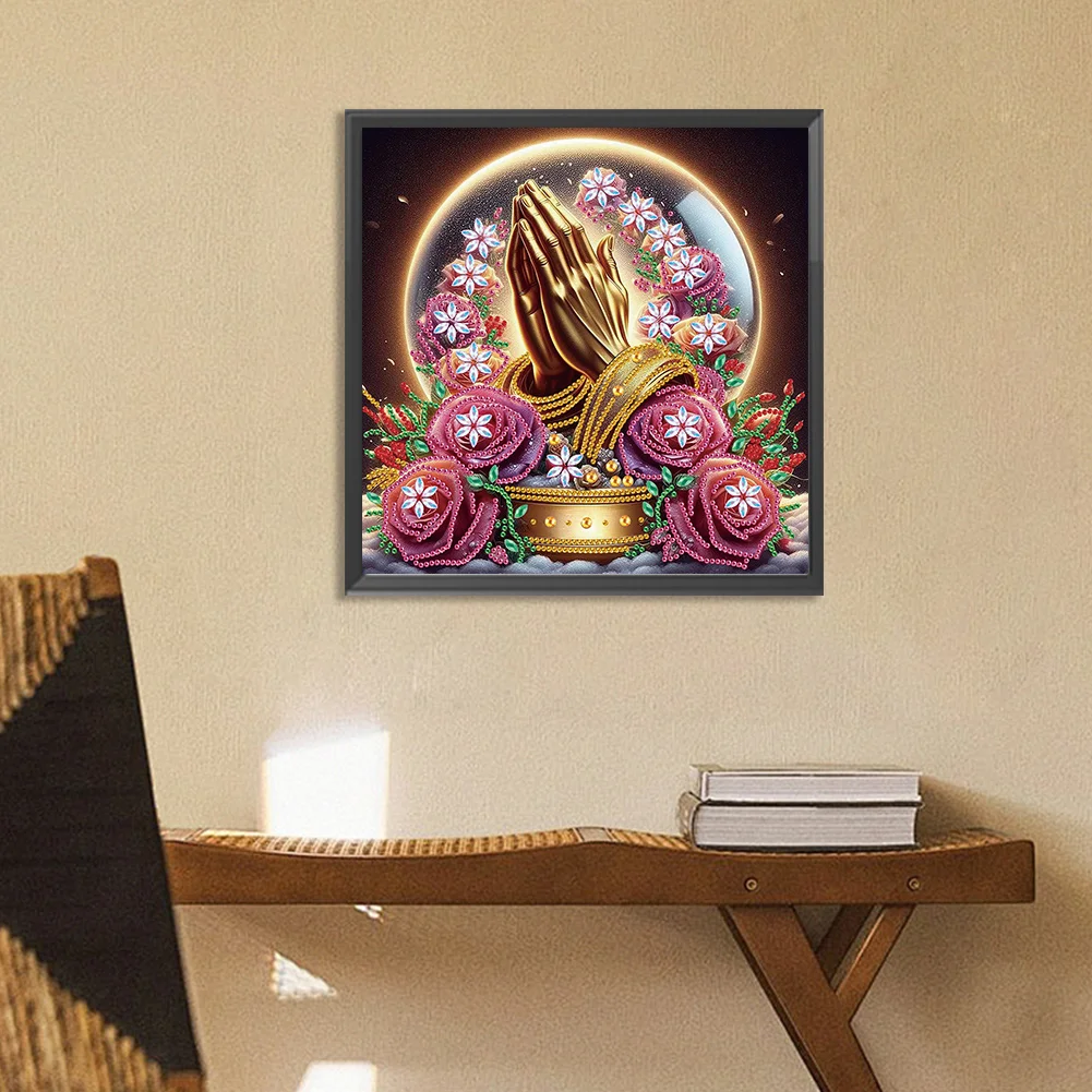 Diamond Painting - Partial Special Shaped Drill - Buddha(Canvas|30*30cm)