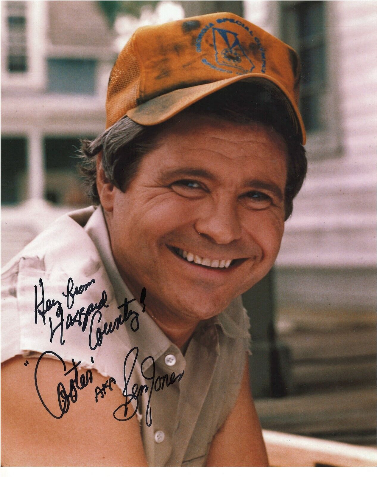 BEN JONES COOTER DUKES OF HAZZARD RARE SIGNED Photo Poster painting