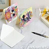 6PCS Diamond Painting Animal Greeting Cards Postcards with Envelopes