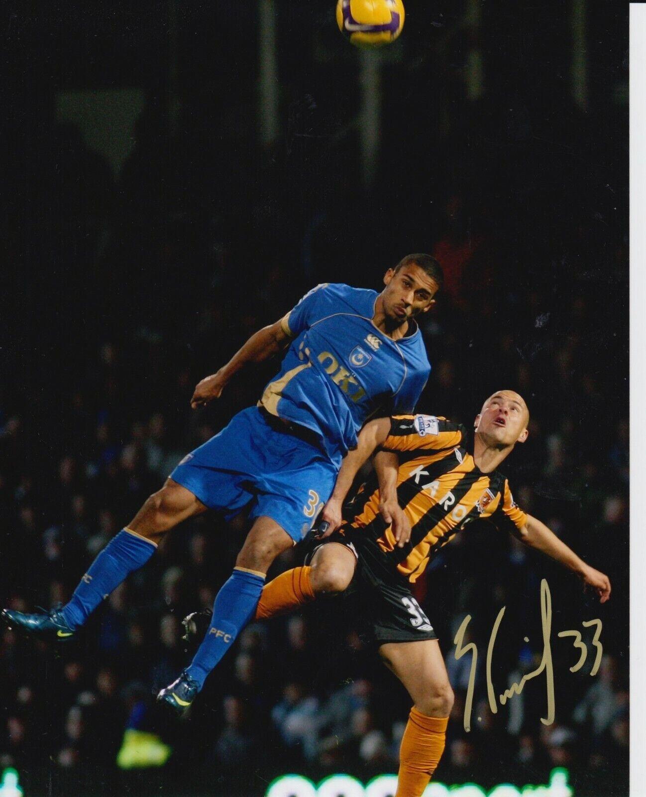 Stelios Giannakopoulos Hand Signed 10x8 Photo Poster painting - Hull City - Football Autograph.