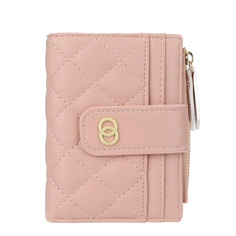 baellerry 2021 Women Wallets Short Wallet Fashion Quality PU Leather Card Holder Wallet for Women carteras para mujer de marca
