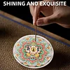 4pcs DIY Diamond Painting Incense Tray Incense Burner Stick Holder (Mandala)