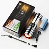 Ultra-bright white laser strong light flashlight long-range rechargeable outdoor home lighting multi-function zoom portable camping lamp