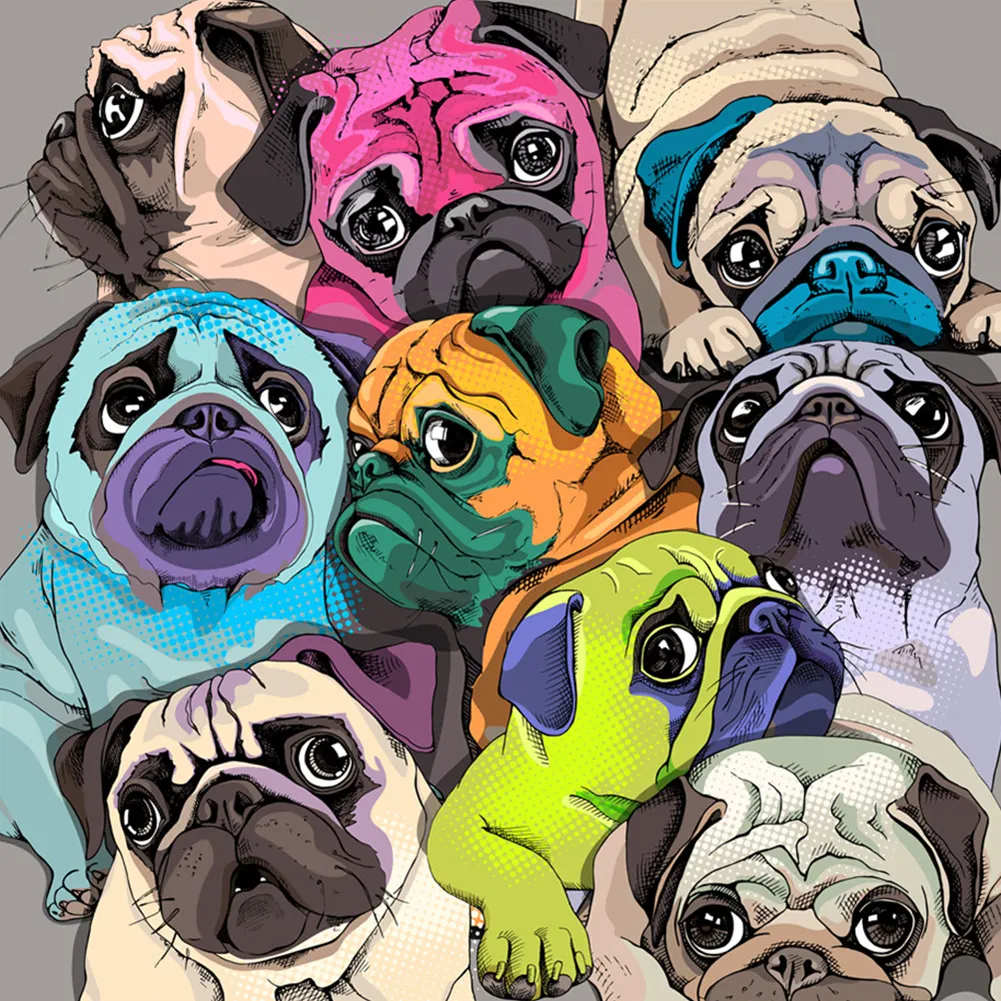 Diamond Painting - Full Round - Bulldog