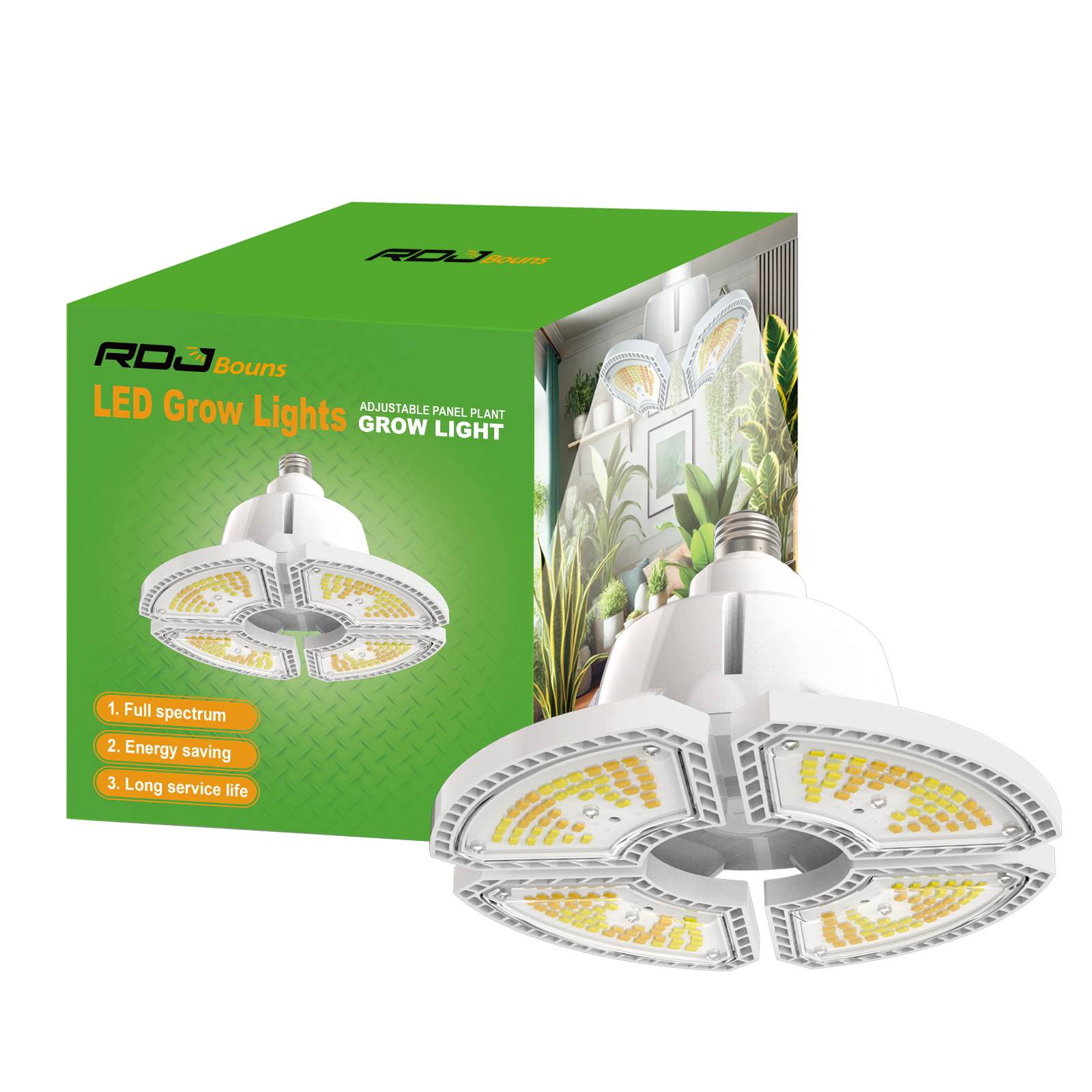 RDJ Bouns 80W UFO Grow Light for Indoor Plants