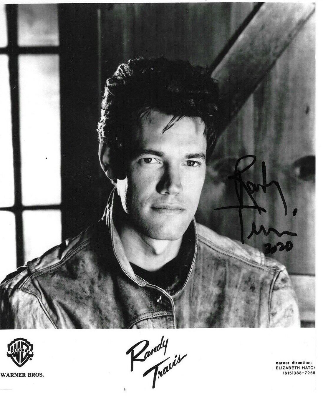 * RANDY TRAVIS * signed 8x10 Photo Poster painting * FOREVER AND EVER, AMEN * COA * 3