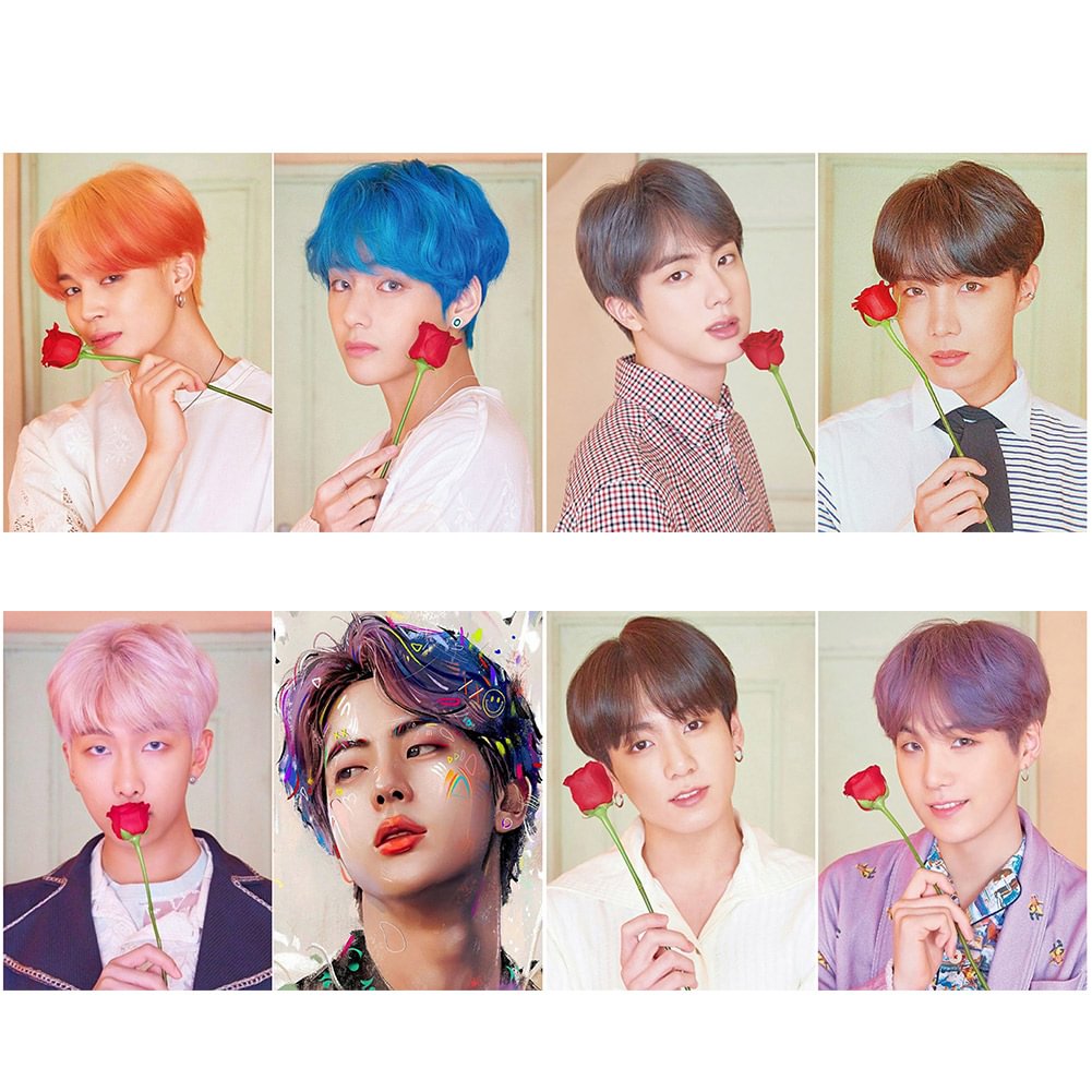 Diamond Painting - Full Round - BTS Idol