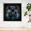 （AB/Round Drills)Black Panther-Full Diamond Painting 40*40CM