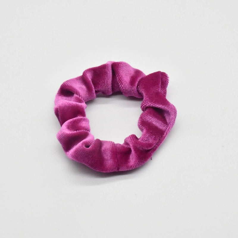 Retro Velvet Small Circle Sweet Color Hair Rope Korean Velvet High Elastic Simple Cute Small Intestinal Circle