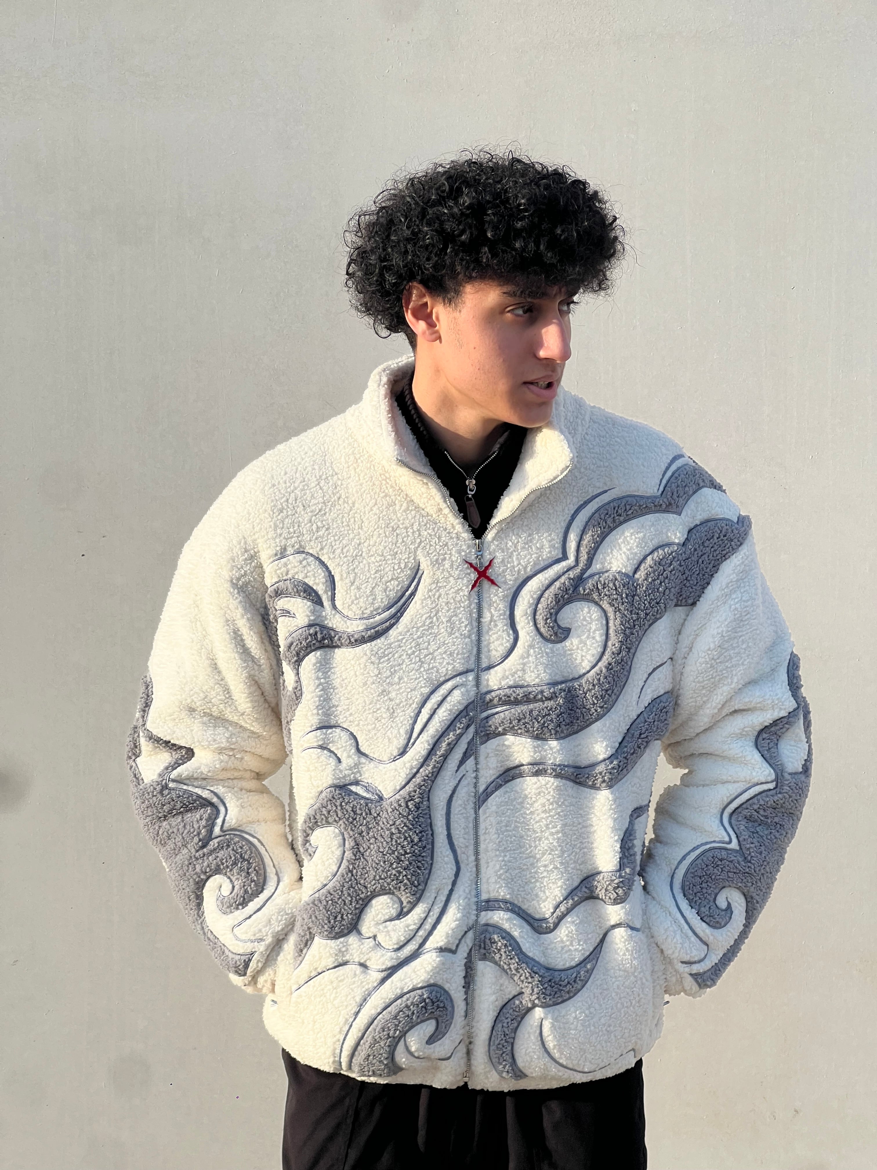 Luffy Gear 5 Sherpa Fleece Jacket